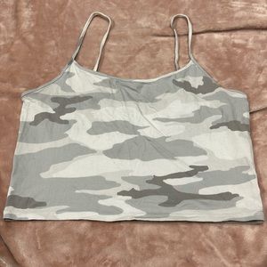 American Eagle Camo crop tank top